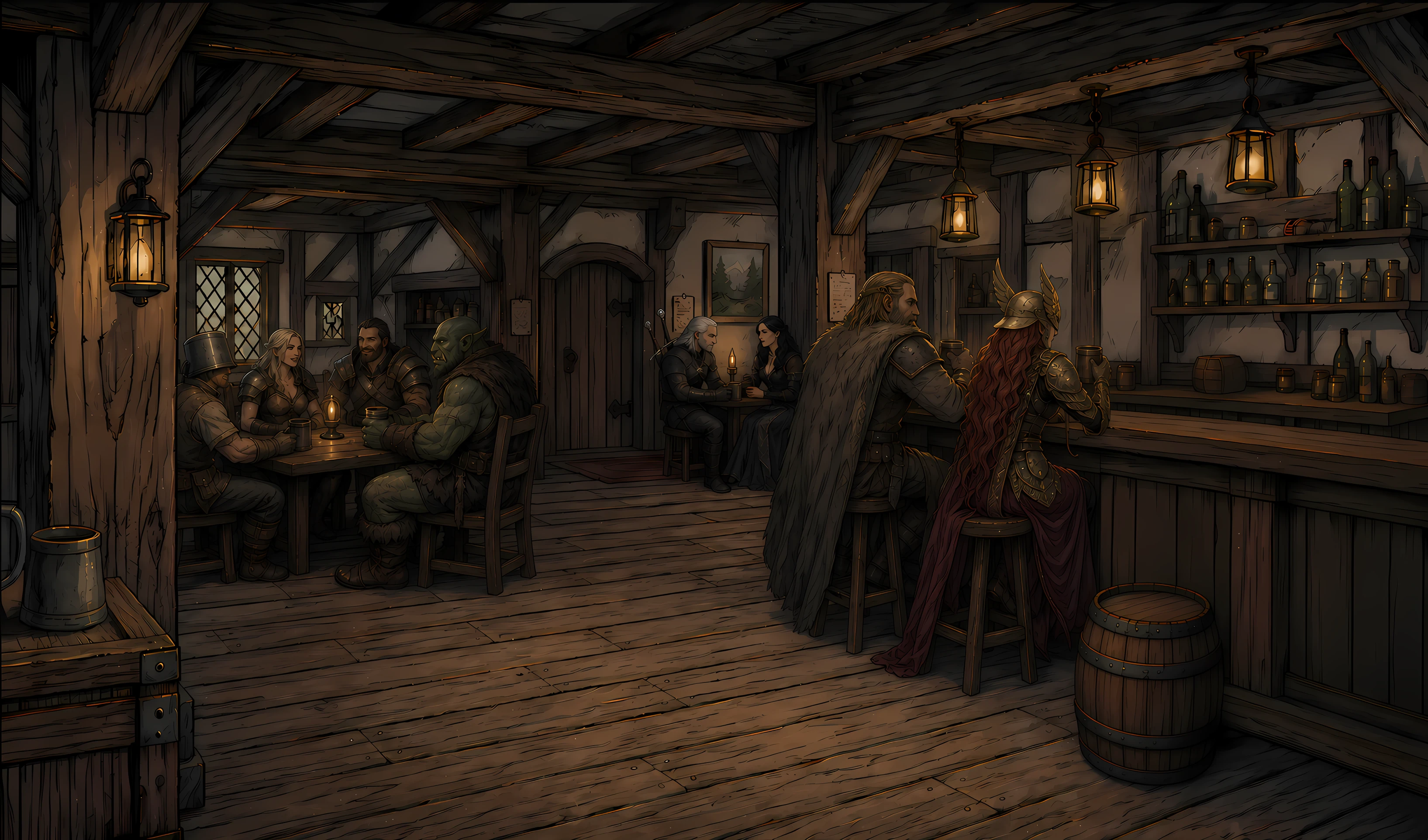 The tavern at peace